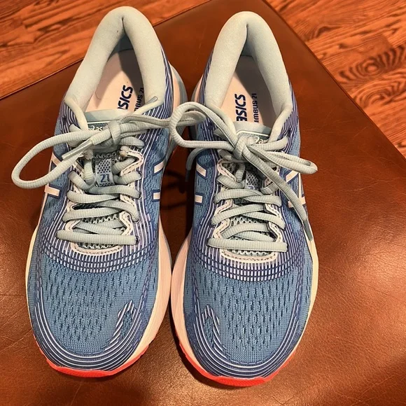 ASICS GEL-Nimbus 21 in Blue Coast/Skylight - size 7 wide - NWOT - Picture 2 of 9